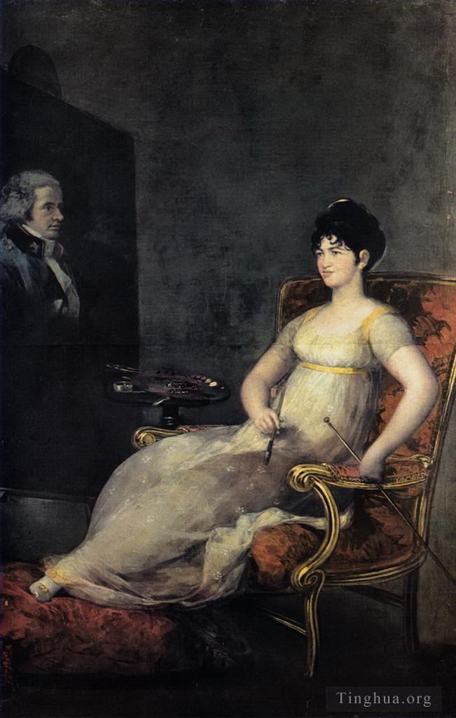Francisco José de Goya y Lucientes Peinture à l'huile - Dona Maria Tomasa Palafox