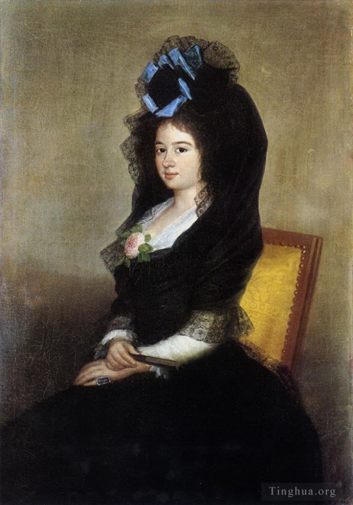 Francisco José de Goya y Lucientes Peinture à l'huile - Dona Narcisa Baranana de Goicoechea