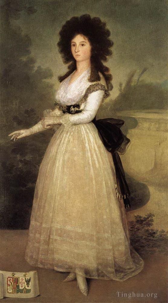 Francisco José de Goya y Lucientes Peinture à l'huile - Dona Tadea Arias de Enriquez