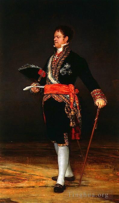 Francisco José de Goya y Lucientes Peinture à l'huile - Duc de Saint-Charles