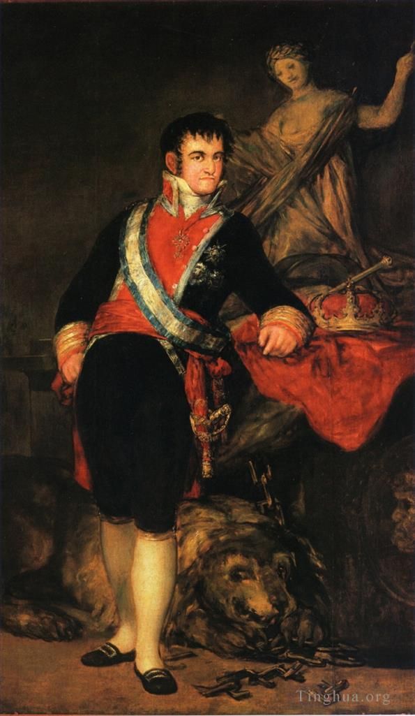 Francisco José de Goya y Lucientes Peinture à l'huile - Ferdinand VII