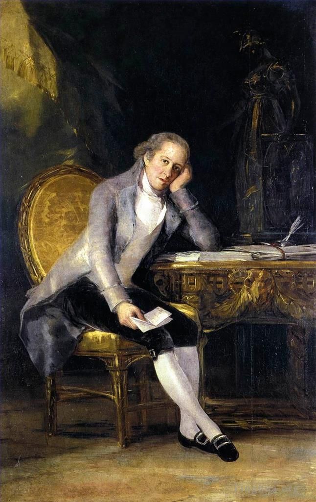 Francisco José de Goya y Lucientes Peinture à l'huile - Gaspar Melchor de Jovellanos