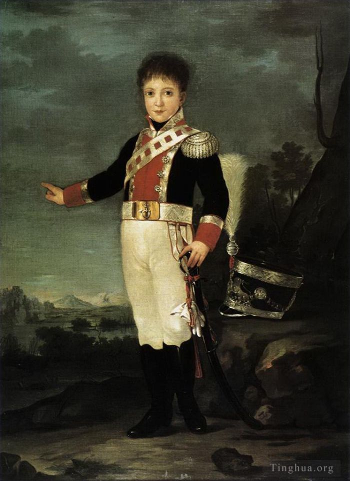 Francisco José de Goya y Lucientes Peinture à l'huile - Infante Don Sebastian Gabriel de Borbon y Braganza
