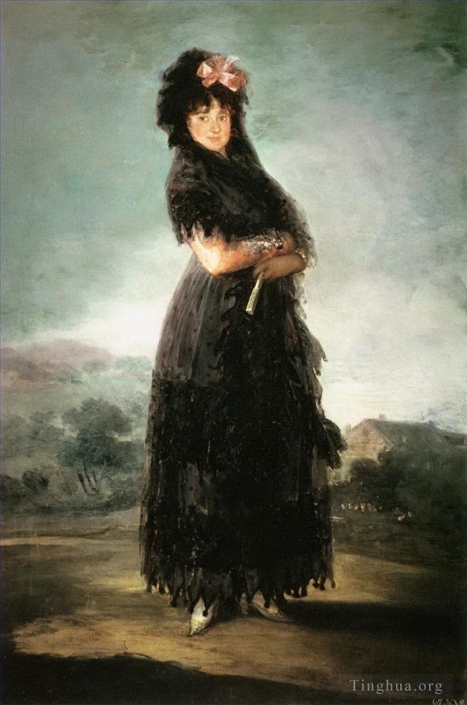 Francisco José de Goya y Lucientes Peinture à l'huile - Mariana Waldstein