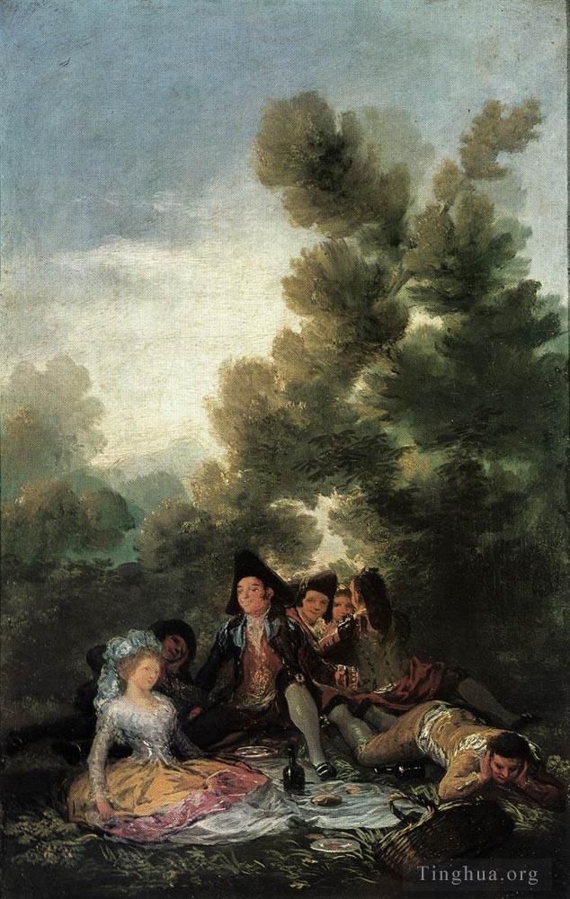 Francisco José de Goya y Lucientes Peinture à l'huile - Pique-nique