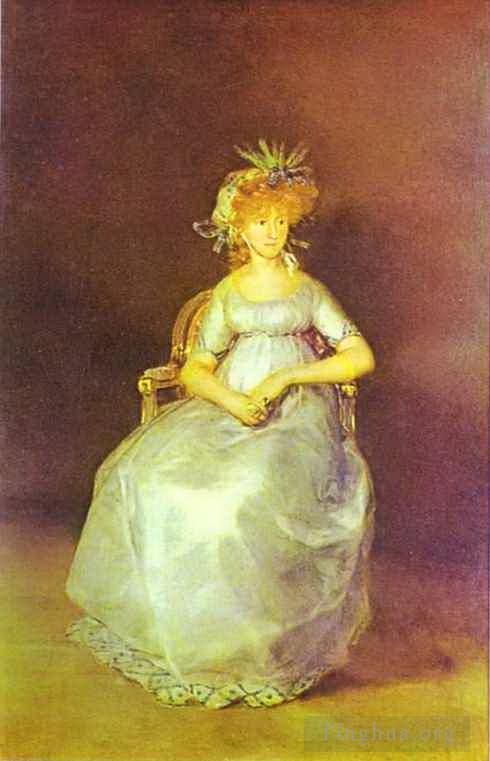 Francisco José de Goya y Lucientes Peinture à l'huile - Portrait de Maria Teresa de Ballabriga
