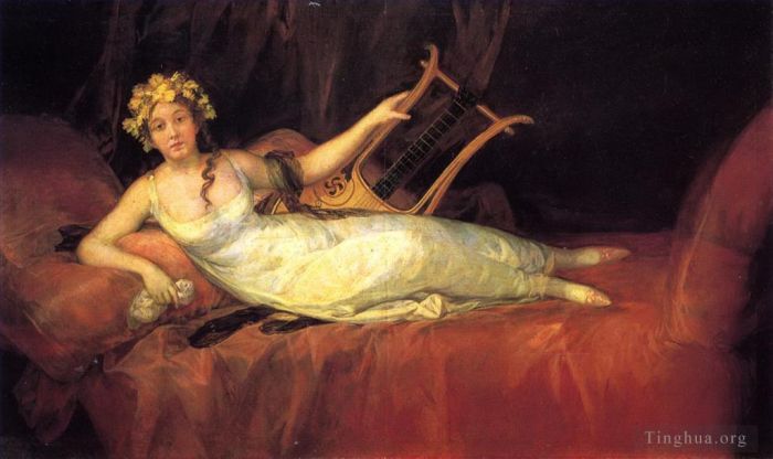 Francisco José de Goya y Lucientes Peinture à l'huile - Portrait de la Joaquina