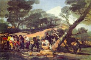 Francisco José de Goya y Lucientes œuvres - Usine de poudre dans la Sierra