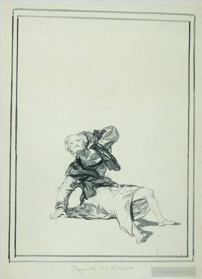 Francisco José de Goya y Lucientes Peinture à l'huile - Se plaindre de la météo Accuser le temps