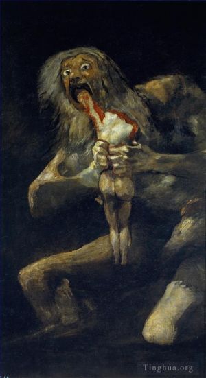 Francisco José de Goya y Lucientes œuvres - Saturne dévorant son fils