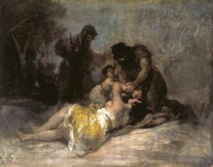 Francisco José de Goya y Lucientes œuvres - Scène de viol et de meurtre