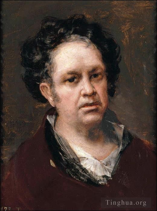 Francisco José de Goya y Lucientes Peinture à l'huile - Autoportrait
