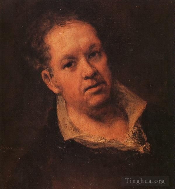 Francisco José de Goya y Lucientes Peinture à l'huile - Autoportrait 2