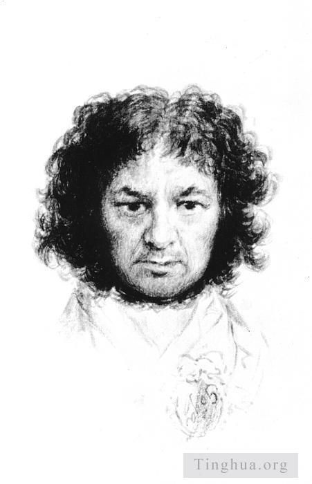 Francisco José de Goya y Lucientes Peinture à l'huile - Autoportrait