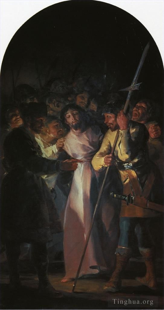 Francisco José de Goya y Lucientes Peinture à l'huile - L'arrestation du Christ