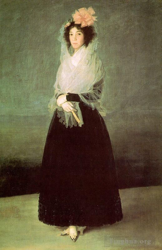 Francisco José de Goya y Lucientes Peinture à l'huile - La comtesse d'El Carpio
