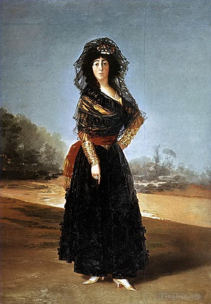 Francisco José de Goya y Lucientes Peinture à l'huile - La duchesse d'Albe