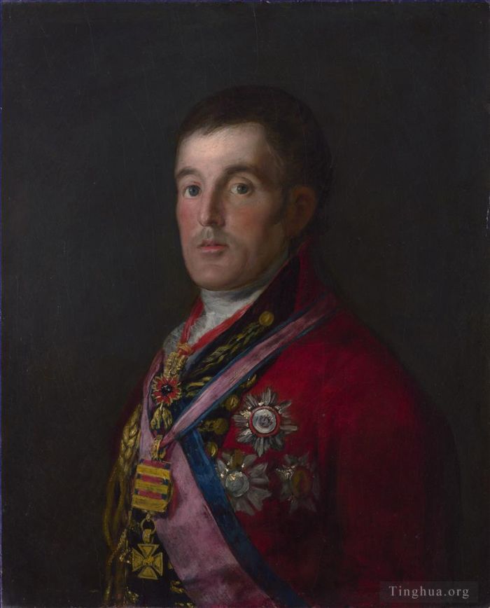 Francisco José de Goya y Lucientes Peinture à l'huile - Le duc de Wellington
