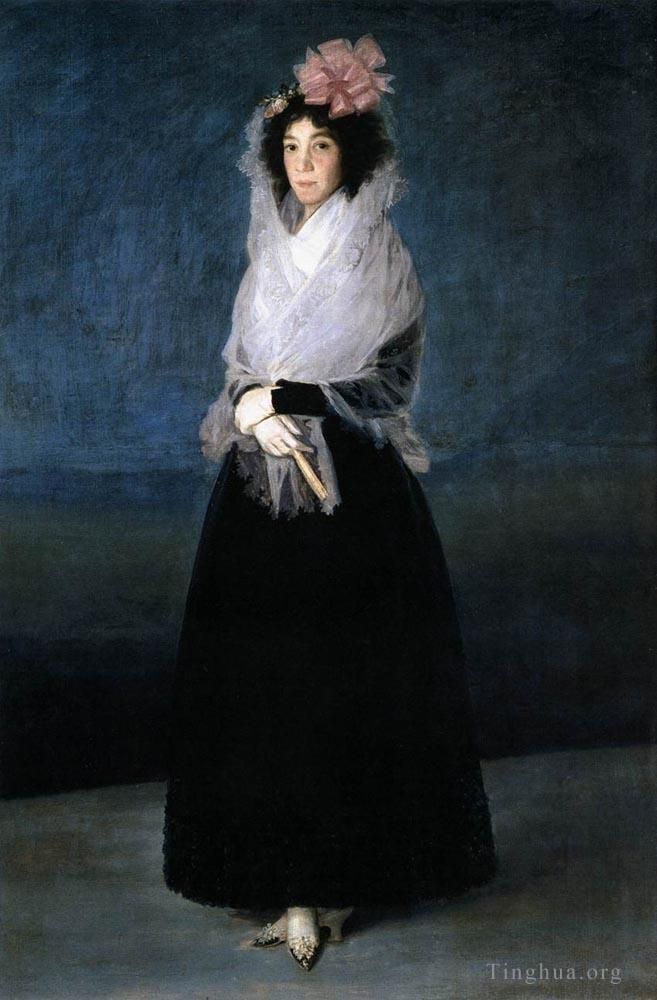 Francisco José de Goya y Lucientes Peinture à l'huile - La Marquise de la Solana