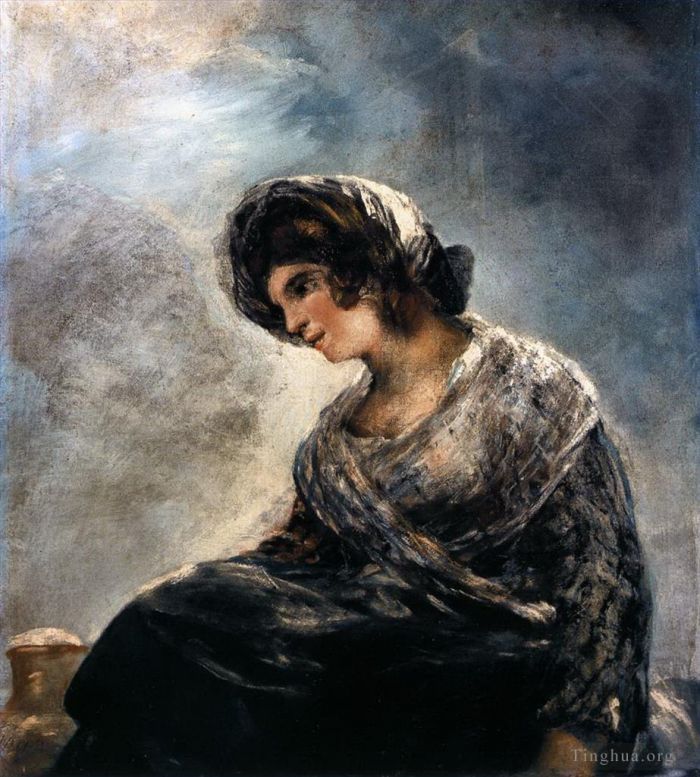 Francisco José de Goya y Lucientes Peinture à l'huile - La Laitière de Bordeaux
