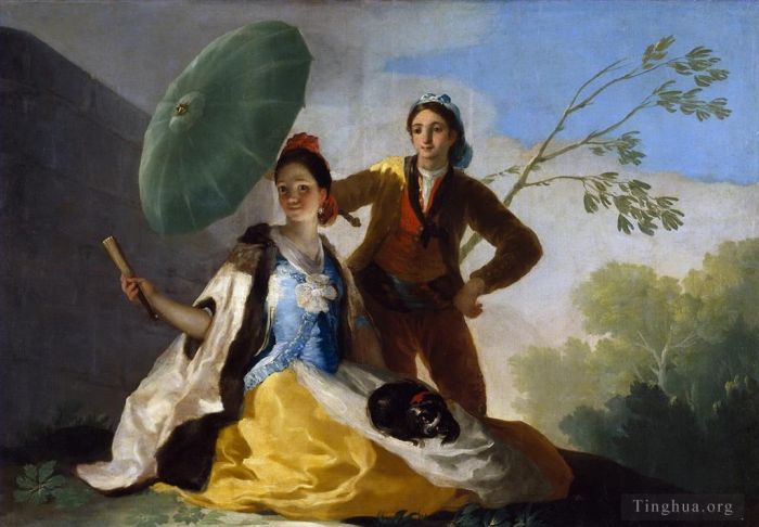 Francisco José de Goya y Lucientes Peinture à l'huile - Le Parasol