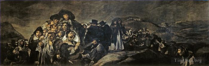 Francisco José de Goya y Lucientes Peinture à l'huile - Le pèlerinage de San Isidro
