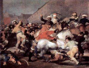 Francisco José de Goya y Lucientes œuvres - Le 2 mai 1808 jaune