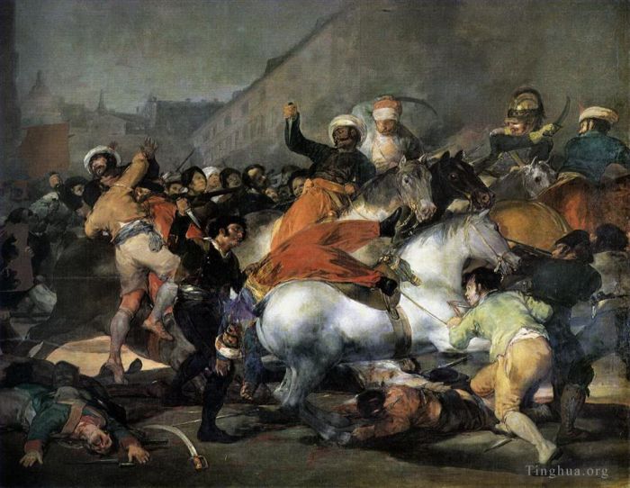Francisco José de Goya y Lucientes Peinture à l'huile - Le 2 mai 1808