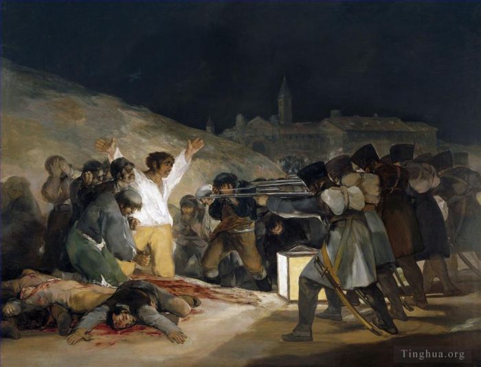 Francisco José de Goya y Lucientes Peinture à l'huile - Le 3 mai 1808