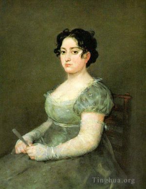Francisco José de Goya y Lucientes œuvres - La femme à l'éventail