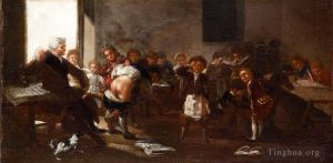 Francisco José de Goya y Lucientes œuvres - La scène scolaire