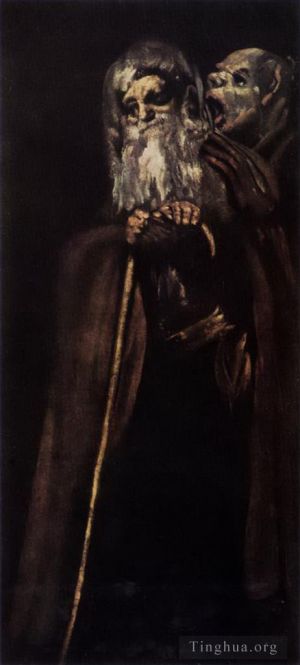 Francisco José de Goya y Lucientes œuvres - Deux moines