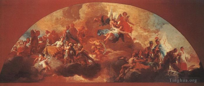 Francisco José de Goya y Lucientes Peinture à l'huile - Vierge Marie en tant que reine des martyrs