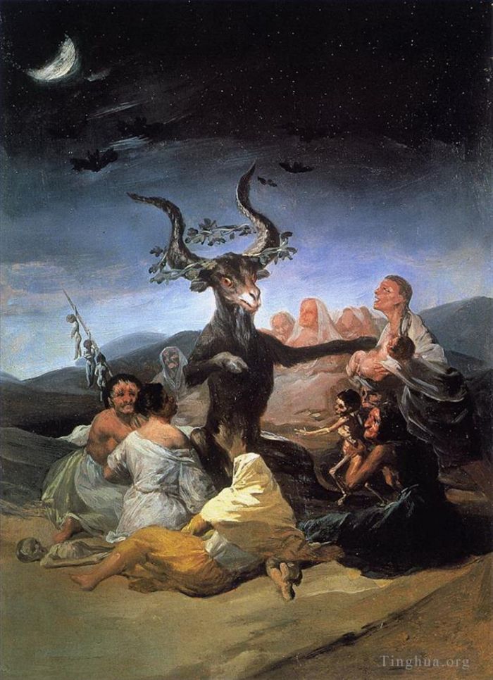 Francisco José de Goya y Lucientes Peinture à l'huile - Sabbat des sorcières