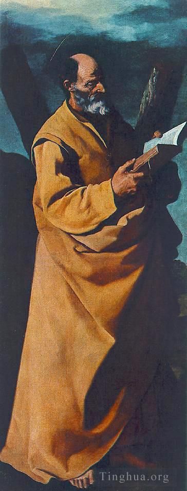 Francisco de Zurbaran Peinture à l'huile - Apôtre Saint André