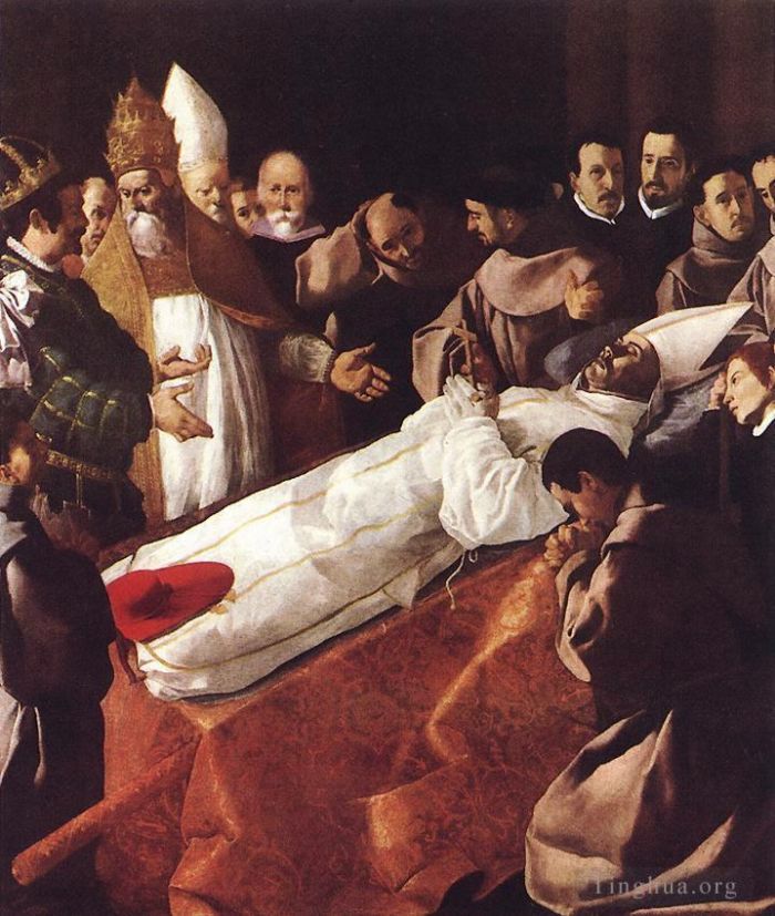 Francisco de Zurbaran Peinture à l'huile - Le mensonge en état de Saint-Bonaventure