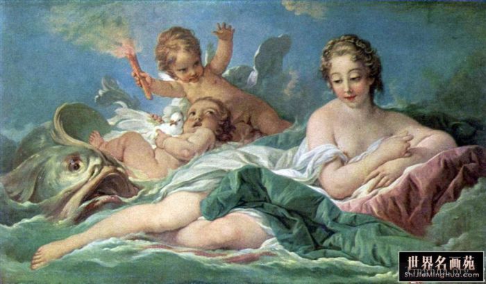 François Boucher Peinture à l'huile - Naissance de Vénus