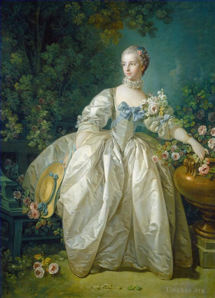 François Boucher Peinture à l'huile - Madame Bergeret