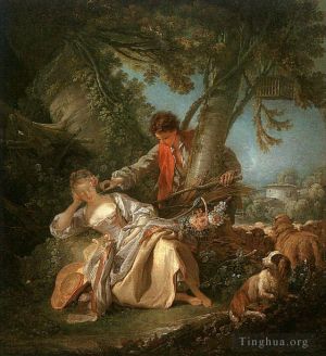 François Boucher œuvres - La place Rococo du Sommeil Interrompu