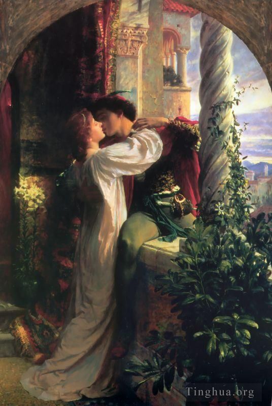 Frank Bernard Dicksee Peinture à l'huile - Roméo et Juliette