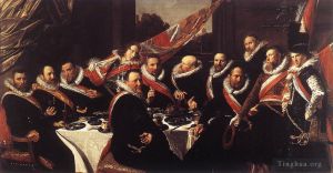 Frans Hals œuvres - Banquet des officiers de la garde civique de St George
