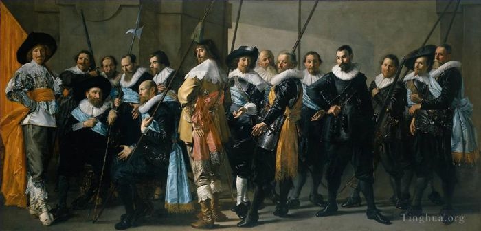 Frans Hals Peinture à l'huile - Compagnie du Capitaine Reinier Réael dite Compagnie Meagre