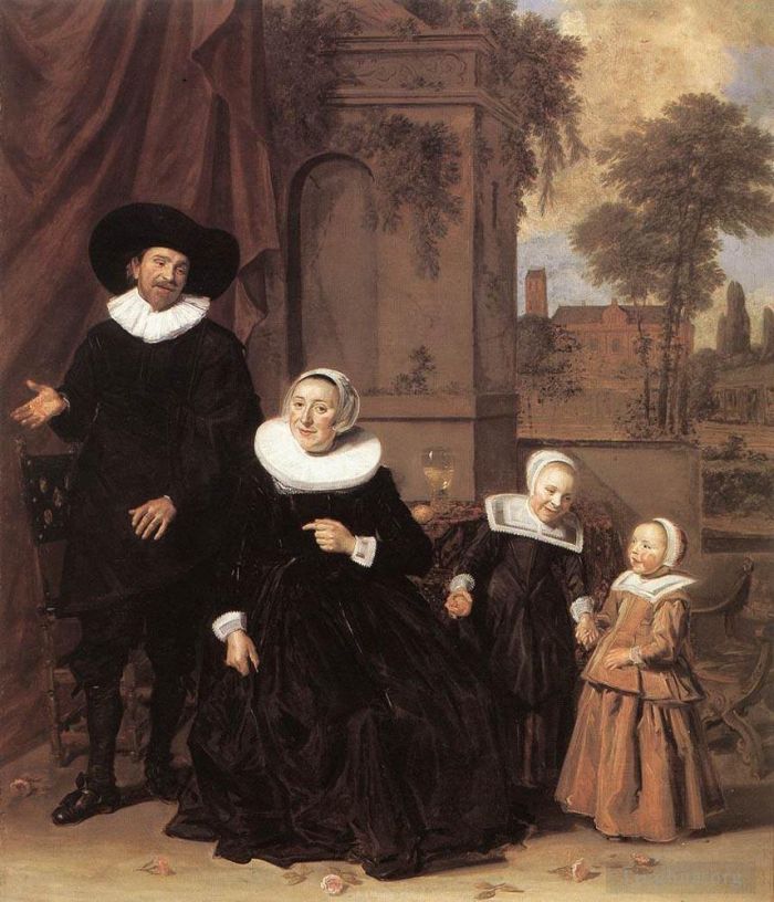 Frans Hals Peinture à l'huile - Portrait de famille