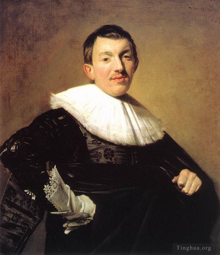 Frans Hals Peinture à l'huile - Portrait d'Homme 1634
