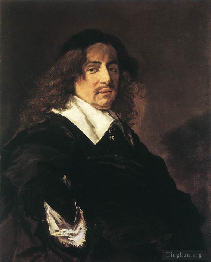 Frans Hals Peinture à l'huile - Portrait d'Homme 1650
