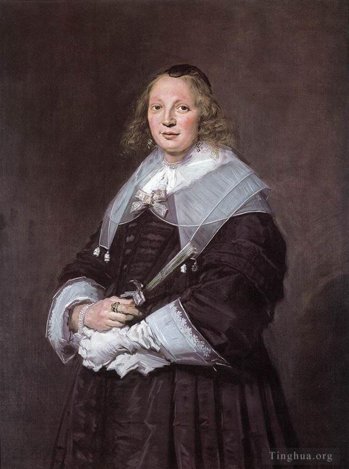 Frans Hals Peinture à l'huile - Portrait d'une femme debout