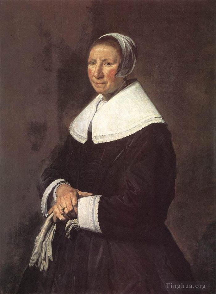 Frans Hals Peinture à l'huile - Portrait d'une femme 1648
