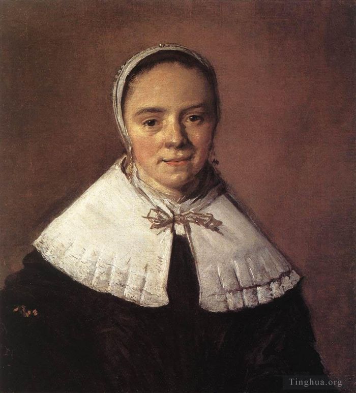 Frans Hals Peinture à l'huile - Portrait d'une femme 1655
