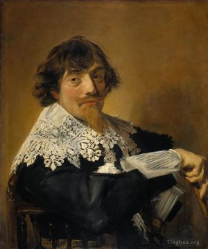 Frans Hals œuvres - Portrait d'homme, peut-être Nicolaes Hasselaer