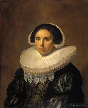 Frans Hals œuvres - Portrait de femme, peut-être Sara Wolphaerts van Diemen